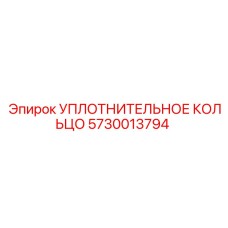 5730013794 УПЛОТНИТЕЛЬНОЕ КОЛЬЦО Epiroc