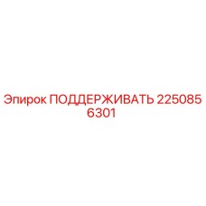 2250856301 ПОДДЕРЖИВАТЬ Epiroc