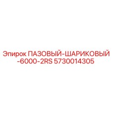 5730014305 ПАЗОВЫЙ-ШАРИКОВЫЙ-6000-2RS Epiroc