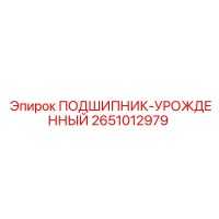 2651012979 ПОДШИПНИК-УРОЖДЕННЫЙ Epiroc