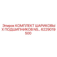 6229019500 КОМПЛЕКТ ШАРИКОВЫХ ПОДШИПНИКОВ NS Epiroc