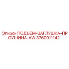3760011142 ПОДЪЕМ-ЗАГЛУШКА-ПРОУШИНА-AW Epiroc