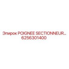Оригинальная рукоятка управления POIGNEE SECTIONNEUR 6256301400