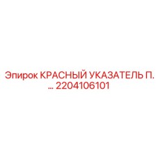 2204106101 КРАСНЫЙ УКАЗАТЕЛЬ П.… Epiroc
