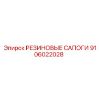 9106022028 РЕЗИНОВЫЕ САПОГИ Epiroc