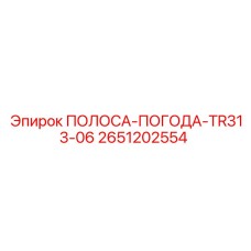 2651202554 ПОЛОСА-ПОГОДА-TR313-06 Epiroc