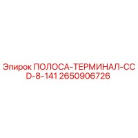2650906726 ПОЛОСА-ТЕРМИНАЛ-CCD-8-141 Epiroc