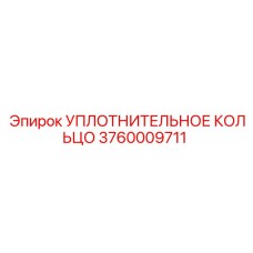 3760009711 УПЛОТНИТЕЛЬНОЕ КОЛЬЦО Epiroc