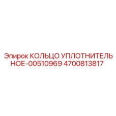 4700813817 КОЛЬЦО УПЛОТНИТЕЛЬНОЕ-00510969 Epiroc