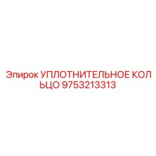 9753213313 УПЛОТНИТЕЛЬНОЕ КОЛЬЦО Epiroc