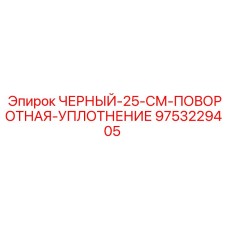 9753229405 ЧЕРНЫЙ-25-СМ-ПОВОРОТНАЯ-УПЛОТНЕНИЕ Epiroc
