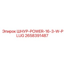 2658391487 ШНУР-POWER-16-3-W-PLUG Epiroc