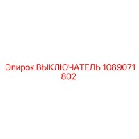 1089071802 ВЫКЛЮЧАТЕЛЬ Epiroc