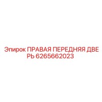 6265662023 ПРАВАЯ ПЕРЕДНЯЯ ДВЕРЬ Epiroc