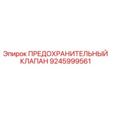 9245999561 ПРЕДОХРАНИТЕЛЬНЫЙ КЛАПАН Epiroc