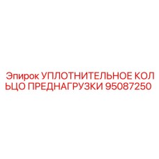 95087250 УПЛОТНИТЕЛЬНОЕ КОЛЬЦО ПРЕДНАГРУЗКИ Epiroc