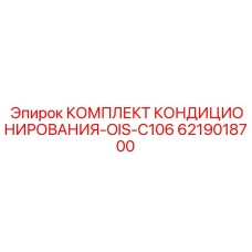 6219018700 КОМПЛЕКТ КОНДИЦИОНИРОВАНИЯ-OIS-C106 Эпирок