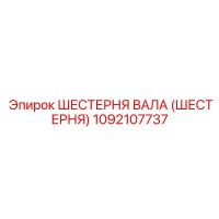 1092107737 ШЕСТЕРНЯ ВАЛА (ШЕСТЕРНЯ) Epiroc