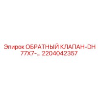 2204042357 ОБРАТНЫЙ КЛАПАН-DH77X7 Epiroc