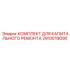 2910019000 КОМПЛЕКТ ДЛЯ КАПИТАЛЬНОГО РЕМОНТА Epiroc