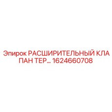 1624660708 РАСШИРИТЕЛЬНЫЙ КЛАПАН ТЕР Epiroc