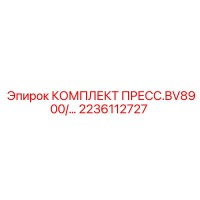 2236112727 КОМПЛЕКТ ПРЕСС.BV8900/… Epiroc