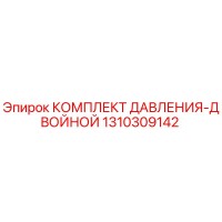1310309142 КОМПЛЕКТ ДАВЛЕНИЯ-ДВОЙНОЙ Epiroc