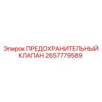 2657779589 ПРЕДОХРАНИТЕЛЬНЫЙ КЛАПАН Epiroc