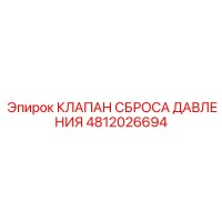 4812026694 КЛАПАН СБРОСА ДАВЛЕНИЯ Epiroc