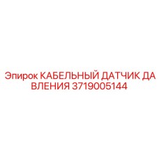 КАБЕЛЬНЫЙ ДАТЧИК ДАВЛЕНИЯ 3719005144 Epiroc в корпусе из нержавеющей стали