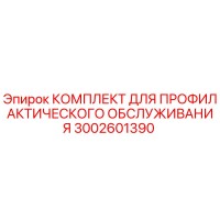 3002601390 КОМПЛЕКТ ДЛЯ ПРОФИЛАКТИЧЕСКОГО ОБСЛУЖИВАНИЯ Epiroc