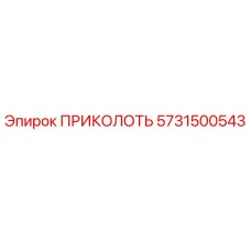 5731500543 ПРИКОЛОТЬ Epiroc