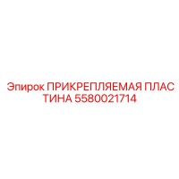5580021714 ПРИКРЕПЛЯЕМАЯ ПЛАСТИНА Epiroc