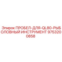 9753200858 ПРОБЕЛ-ДЛЯ-QL80-РЫБОЛОВНЫЙ ИНСТРУМЕНТ Epiroc