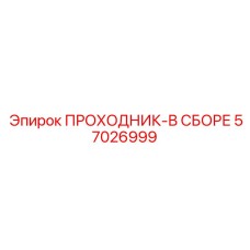 57026999 ПРОХОДНИК-В СБОРЕ Эпирок