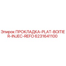 6231641100 ПРОКЛАДКА-PLAT-BOITIER-INJEC-REFO Epiroc