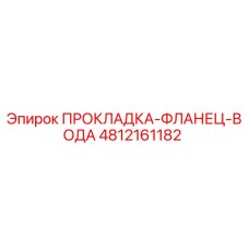 4812161182 ПРОКЛАДКА-ФЛАНЕЦ-ВОДА Epiroc