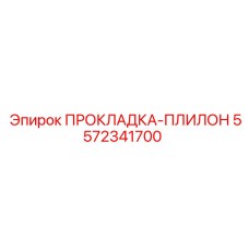 5572341700 ПРОКЛАДКА-ПЛИЛОН Epiroc