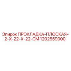 1202559000 ПРОКЛАДКА-ПЛОСКАЯ-2-X-22-X-22-CM Epiroc