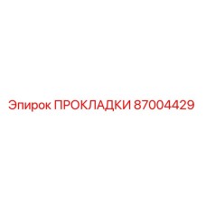 87004429 ПРОКЛАДКИ Epiroc