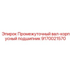 9170021570 Промежуточный вал-корпусный подшипник Epiroc