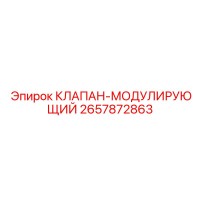 2657872863 КЛАПАН-МОДУЛИРУЮЩИЙ Epiroc