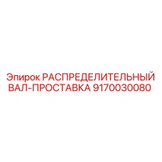 9170030080 РАСПРЕДЕЛИТЕЛЬНЫЙ ВАЛ-ПРОСТАВКА Epiroc