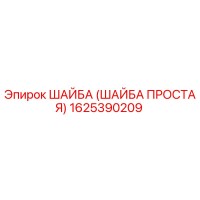 ШАЙБА ПРОСТАЯ 1625390209 Epiroc