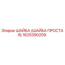 ШАЙБА ПРОСТАЯ 1625390209 Epiroc