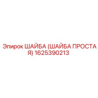 ШАЙБА ПРОСТАЯ 1625390213 Epiroc