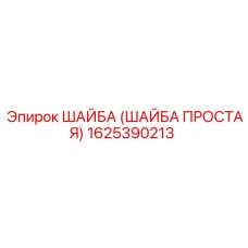 ШАЙБА ПРОСТАЯ 1625390213 Epiroc