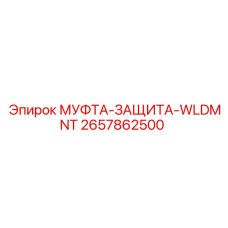 2657862500 МУФТА-ЗАЩИТА-WLDMNT Epiroc