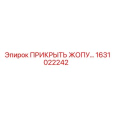 1631022242 Protective Cover Epiroc
