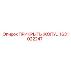 1631022247 ПРИКРЫТЬ ЖОПУ… Epiroc